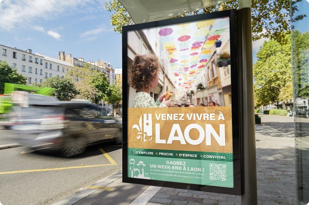Création d'affiche Laou/laon par agence graphitéine Limoges