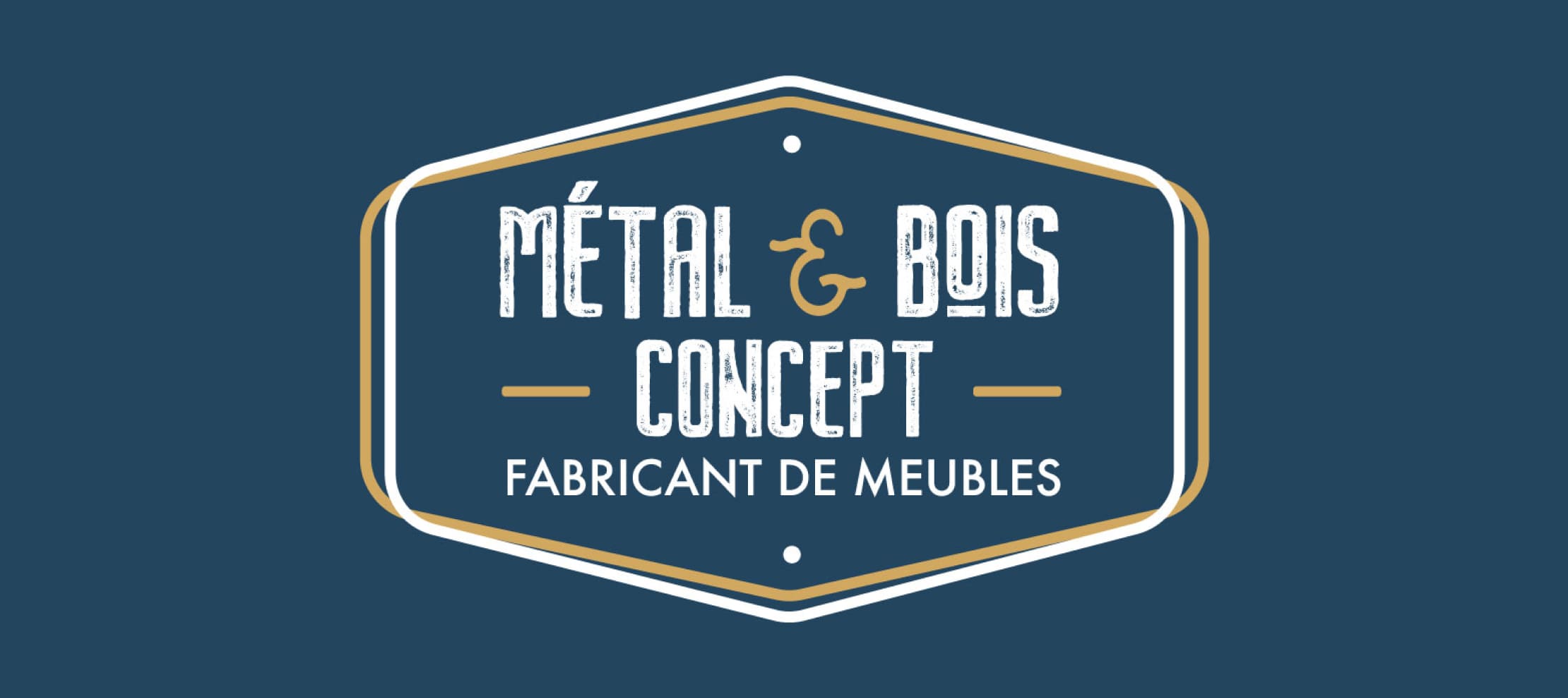 Logotype métal et bois, graphitéine à Limoges