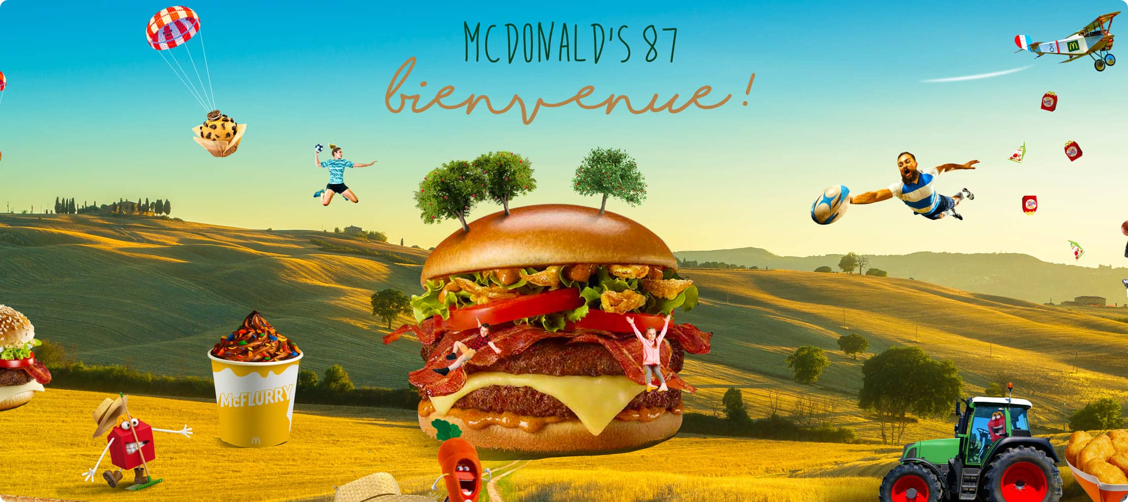 McDonalds 87 création agenda, agence de communication limoges