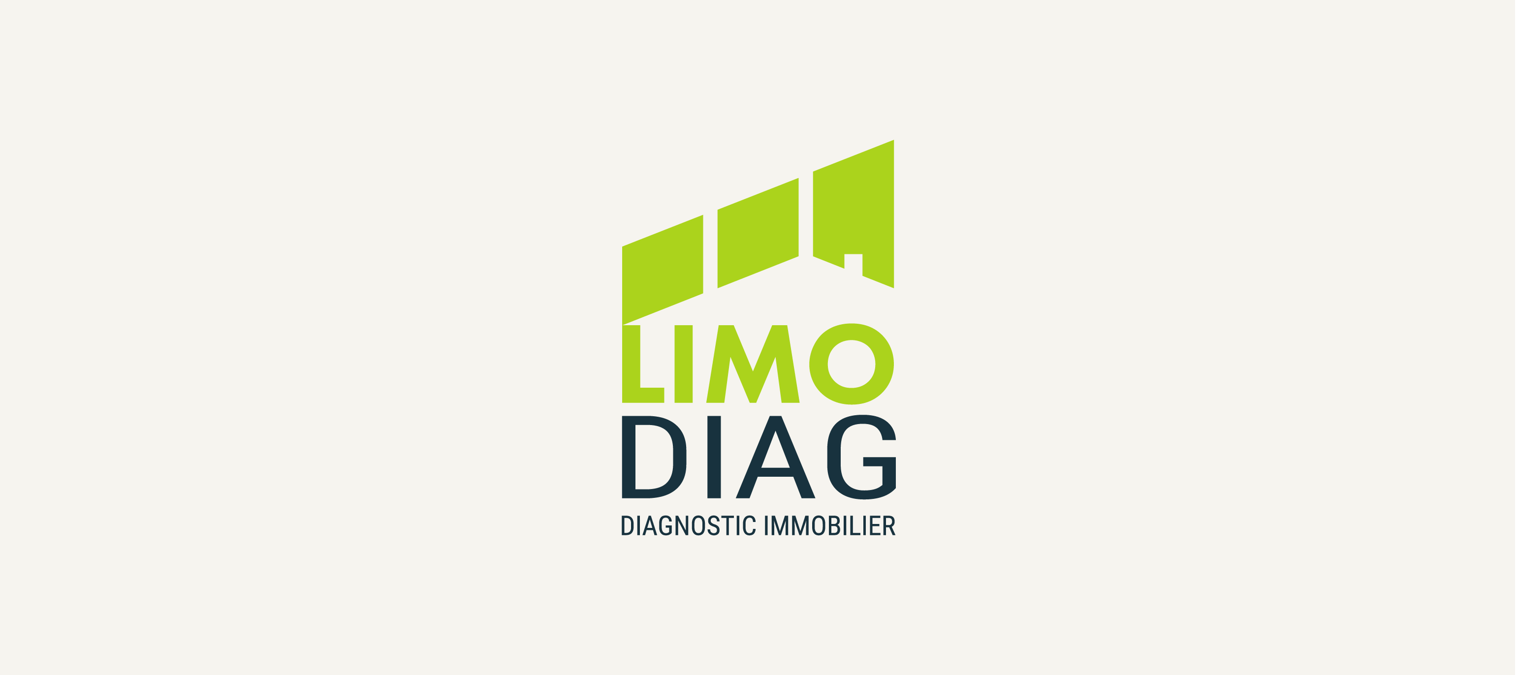 Logo pour l'agence de diagnostic immobilier Limodiag par Graphiteine